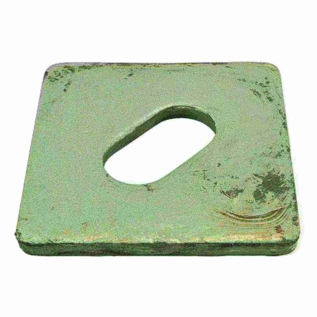 MIDWEST FASTENER Square Washer, Fits Bolt Size 3/4 in Steel, Galvanized Finish, 16 PK 51977